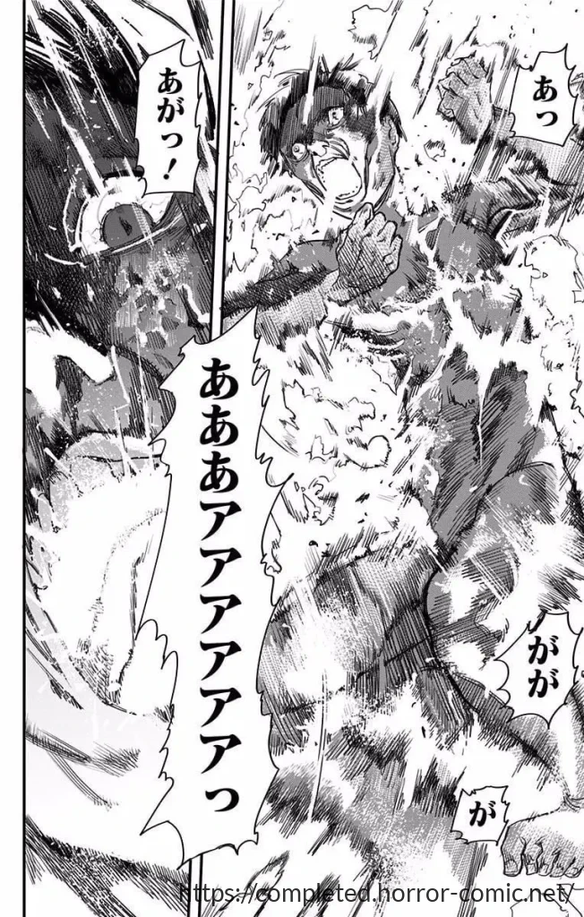 ファイアパンチ　アグニ　消えない炎に苦しむ